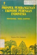 Prospek Pembangunan Ekonomi Pedesaan Indonesia